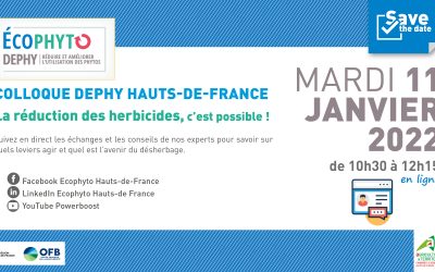 Colloque DEPHY, réduction des herbicides le 11 janvier 2022